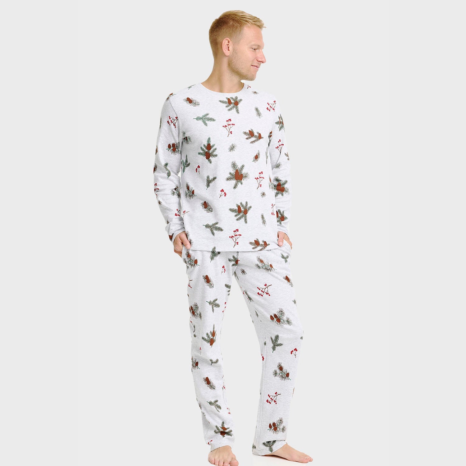 Der Gerippte Pyjama - Herren